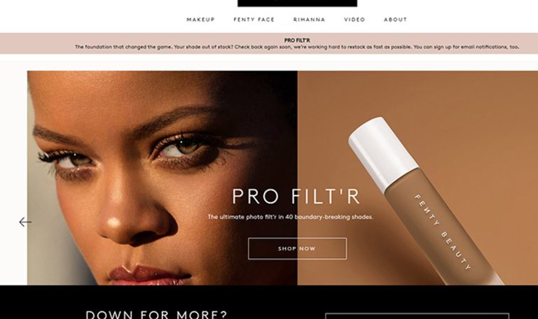 Rihanna and Fenty Beauty - holiday marketing tips that we can apply in time for holiday marketing all year long.