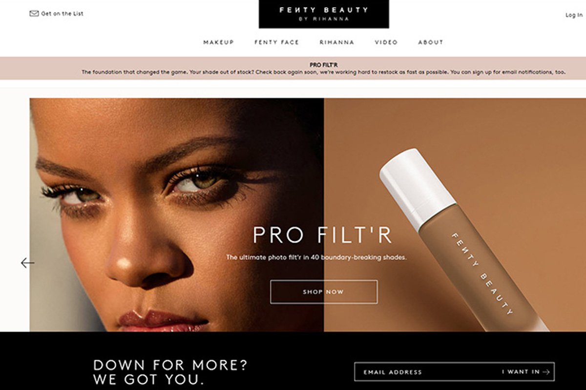 Rihanna and Fenty Beauty - holiday marketing tips that we can apply in time for holiday marketing all year long.