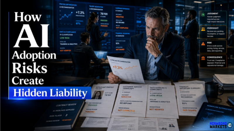 Executive reviews AI-driven pricing, hiring, customer service, data, and financial decisions that lack clear human oversight.