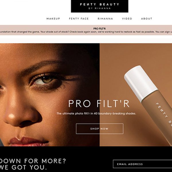 Rihanna and Fenty Beauty - holiday marketing tips that we can apply in time for holiday marketing all year long.